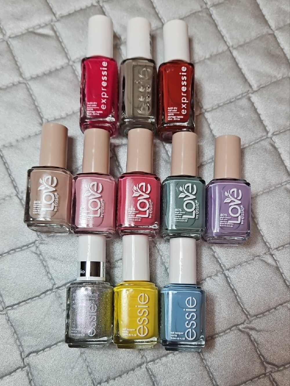 ESSIE SET OF 11 Assorted Women’s Nail Polish Set: LOVE, EXPRESS, ORIGINAL LAQUER